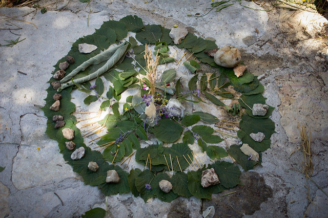 Land-Art au gîte du Bétonès